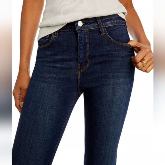 L'Agence Prime Blue Vintage High Rise Margot Skinny Jeans Womens Size 23 - Picture 5 of 9